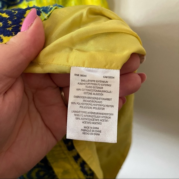 Anthropologie | Azure Scroll Dress - Picture 4 of 7